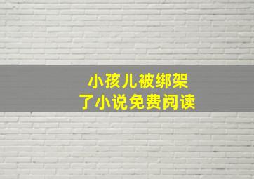 小孩儿被绑架了小说免费阅读