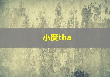 小度tha