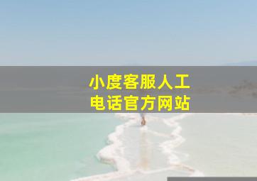 小度客服人工电话官方网站