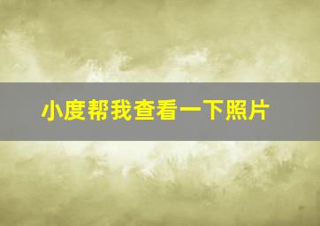 小度帮我查看一下照片