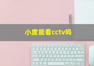 小度能看cctv吗