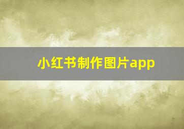 小红书制作图片app