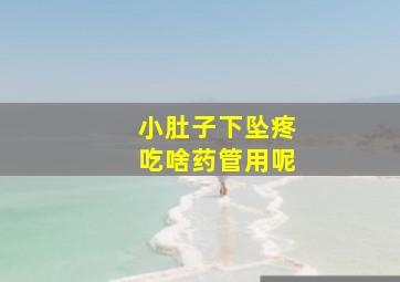 小肚子下坠疼吃啥药管用呢