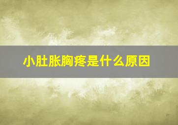 小肚胀胸疼是什么原因