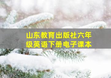 山东教育出版社六年级英语下册电子课本