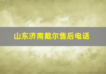 山东济南戴尔售后电话