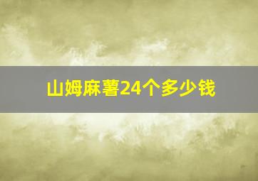 山姆麻薯24个多少钱