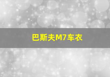 巴斯夫M7车衣