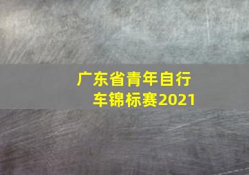 广东省青年自行车锦标赛2021