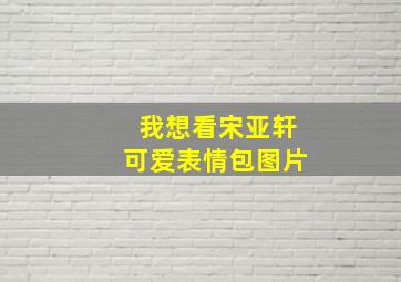 我想看宋亚轩可爱表情包图片