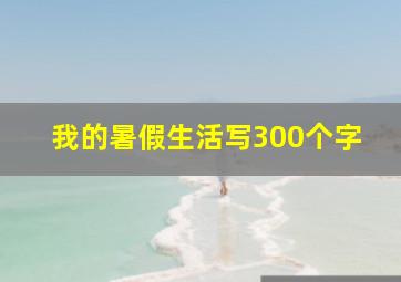 我的暑假生活写300个字