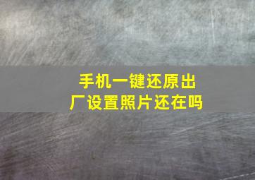 手机一键还原出厂设置照片还在吗