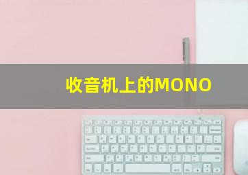 收音机上的MONO