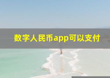 数字人民币app可以支付