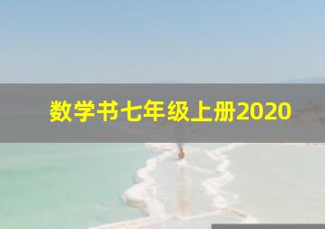 数学书七年级上册2020