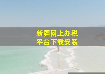 新疆网上办税平台下载安装