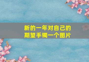 新的一年对自己的期望手镯一个图片