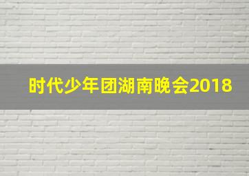 时代少年团湖南晚会2018