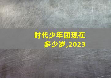 时代少年团现在多少岁,2023