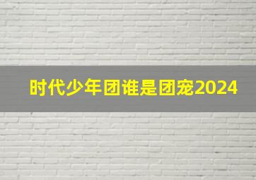 时代少年团谁是团宠2024