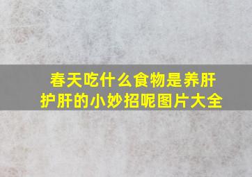 春天吃什么食物是养肝护肝的小妙招呢图片大全