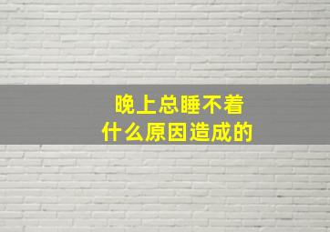 晚上总睡不着什么原因造成的