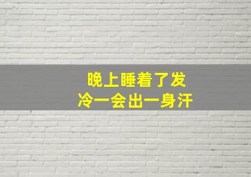 晚上睡着了发冷一会出一身汗