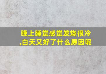 晚上睡觉感觉发烧很冷,白天又好了什么原因呢