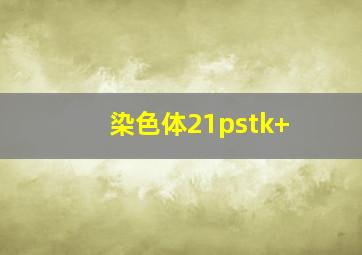 染色体21pstk+