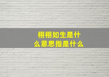 栩栩如生是什么意思指是什么