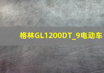 格林GL1200DT_9电动车