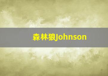 森林狼Johnson