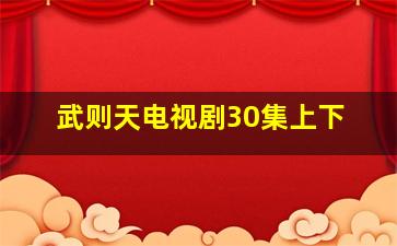 武则天电视剧30集上下