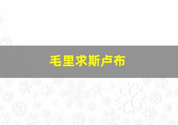 毛里求斯卢布