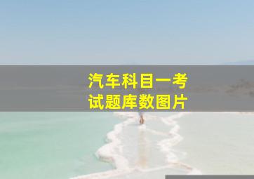 汽车科目一考试题库数图片