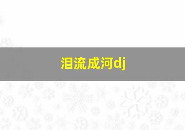 泪流成河dj