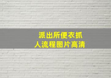 派出所便衣抓人流程图片高清