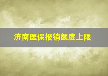 济南医保报销额度上限