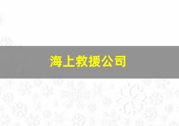 海上救援公司