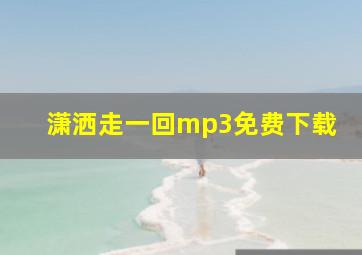 潇洒走一回mp3免费下载