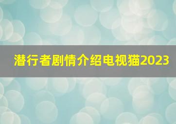 潜行者剧情介绍电视猫2023