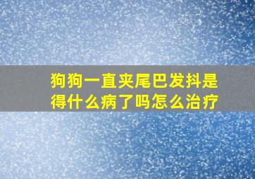 狗狗一直夹尾巴发抖是得什么病了吗怎么治疗