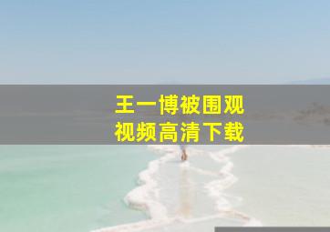 王一博被围观视频高清下载