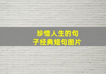 珍惜人生的句子经典短句图片