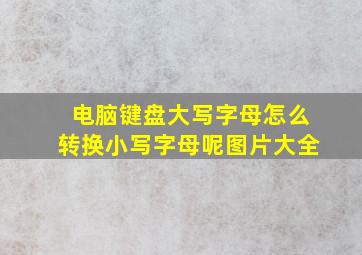 电脑键盘大写字母怎么转换小写字母呢图片大全