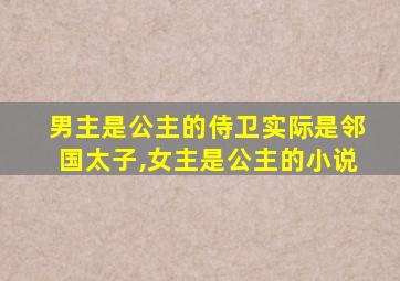 男主是公主的侍卫实际是邻国太子,女主是公主的小说