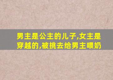 男主是公主的儿子,女主是穿越的,被挑去给男主喂奶