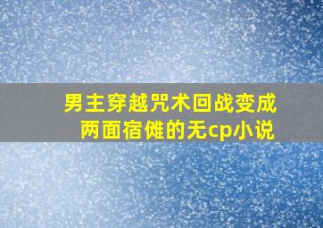 男主穿越咒术回战变成两面宿傩的无cp小说