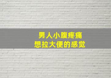 男人小腹疼痛想拉大便的感觉