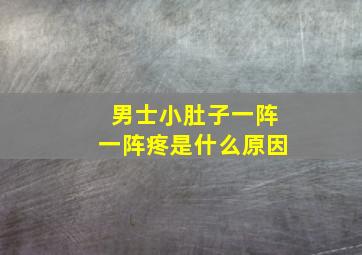 男士小肚子一阵一阵疼是什么原因